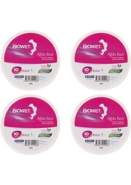 4 Adet Ağda Bezi 10 Metre