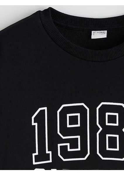 Yeni Sezon Bisiklet Yaka Erkek Çocuk Sweatshirt modelleri