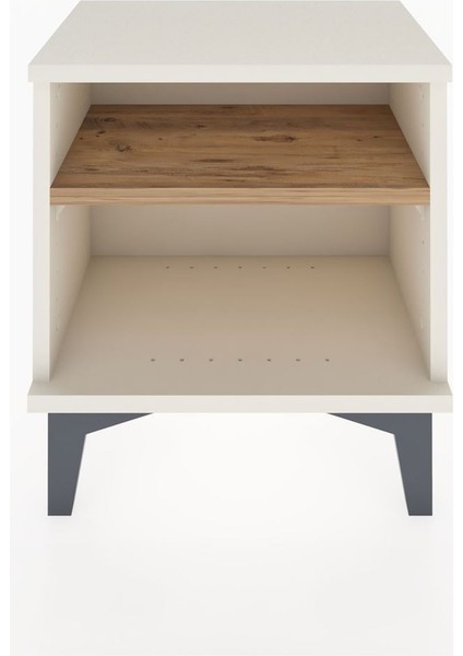 Arges Komodin Tek Raflı 44X30X48 Antrasit-Antrasit