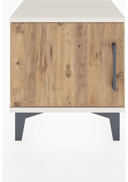 Arges Komodin Tek Raflı Tek Kapaklı 44X30X48 Aytaşı-Çam