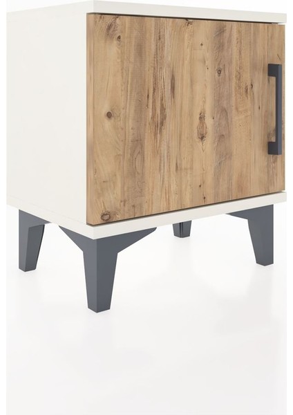 Arges Komodin Tek Raflı Tek Kapaklı 44X30X48 Aytaşı-Çam fiyatları