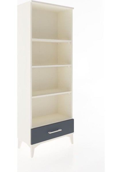 Arges Dolap 4 Raflı Tek Çekmeceli 60X30X163 Aytaşı-Antrasit fiyatları