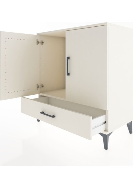 Hyperion Şifonyer Tek Raflı Tek Çekmeceli 2 Kapaklı 88X44X96 Aytaşı-Aytaşı fırsatları
