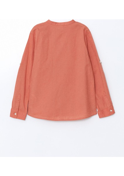 Yeni Sezon Hakim Yaka Keten Karışımlı Erkek Çocuk Gömlek fiyatları