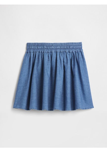 Kız Çocuk Mavi Pull-On Etek modelleri