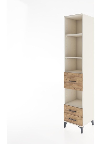 Hyperion Dolap 4 Raflı 3 Çekmeceli 44X44X221 Aytaşı-Çam modelleri