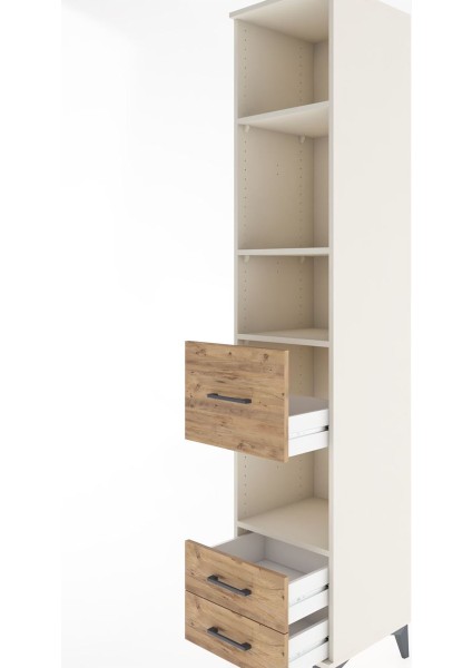 Hyperion Dolap 4 Raflı 3 Çekmeceli 44X44X221 Aytaşı-Çam indirimleri