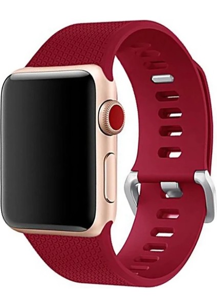 Ally Apple Watch 7-8 41MM 6-5-4 40MM Sport Soft Silikon Kayış Watchbelt 3-2-1 38MM-(1903) fiyatları