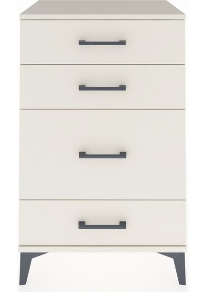 Hyperion Komodin 4 Çekmeceli 60X44X96 Aytaşı-Aytaşı