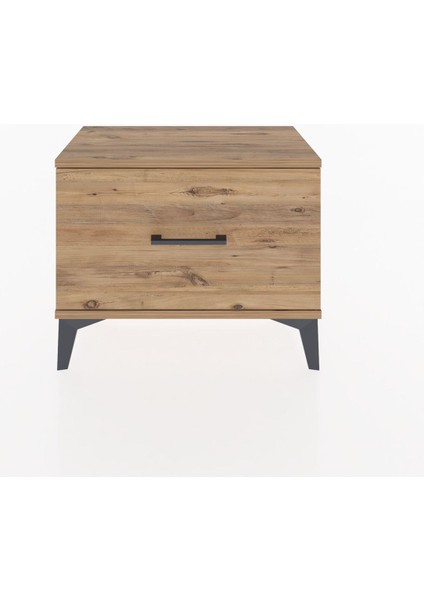 Arges Komodin Tek Çekmeceli 60X30X48 Çam-Çam