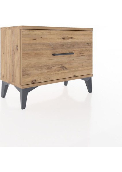 Arges Komodin Tek Çekmeceli 60X30X48 Çam-Çam fiyatları