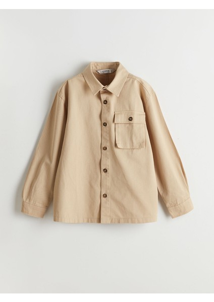 Yeni Sezon Uzun Kollu Erkek Çocuk Gömlek