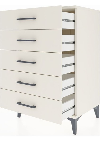Hyperion Komodin 5 Çekmeceli 60X44X96 Aytaşı-Aytaşı fırsatları