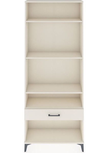 Arges Dolap 4 Raflı Tek Çekmeceli 88X30X221 Aytaşı-Aytaşı