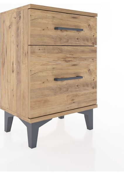 Arges Komodin 2 Çekmeceli 44X30X64 Çam-Çam fiyatları