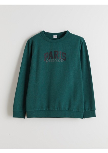 Yeni Sezon Bisiklet Yaka Erkek Çocuk Sweatshirt