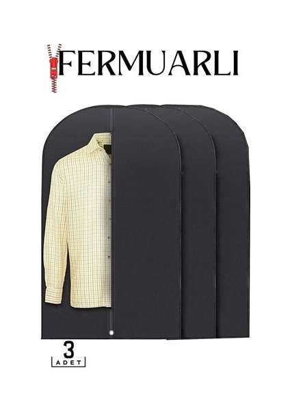 Turk Gamboç Fermuarlı Elbise Kılıfı 3 Adet Lauliven Design