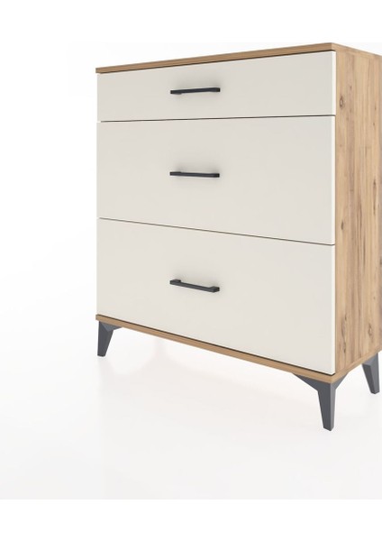 Arges Şifonyer 3 Çekmeceli 88X30X96 Çam-Aytaşı modelleri