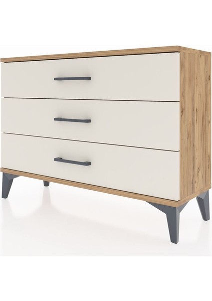 Arges Şifonyer 3 Çekmeceli 88X30X64 Çam-Aytaşı modelleri