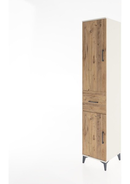 Hyperion Dolap 4 Raflı Tek Çekmeceli 2 Kapaklı 44X44X221 Aytaşı-Çam modelleri