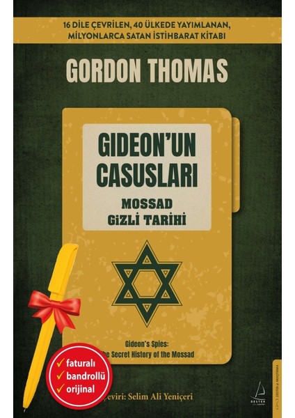 Alfa Kalem+ Gideon’un Casusları (Gordon Thomas) Yeni Kişisel Destek Kitap
