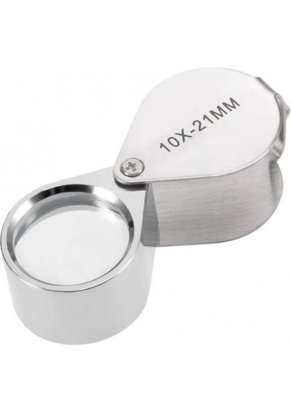 10X21 Full Çelik Kaplı Büyüteç Lüp