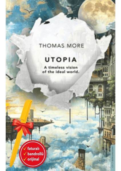 Alfa Kalem+ Utopia-A Timeless Vision Of The Ideal World. (Thomas More) Yeni Kişisel Destek Kitap