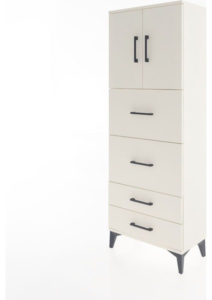 Arges Dolap 2 Raflı 4 Çekmeceli 2 Kapaklı 60X30X163 Aytaşı-Aytaşı modelleri