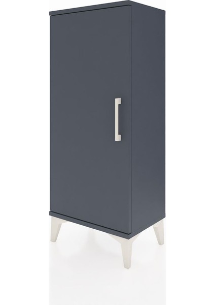 Arges Komodin 2 Raflı Tek Kapaklı 44X30X106 Antrasit-Antrasit modelleri