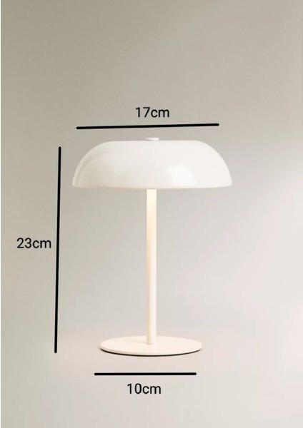 USB Şarjlı Dokunmatik Mantar Şekilli LED Masa Lambası, Şık ve Kullanışlı Aydınlatma. modelleri