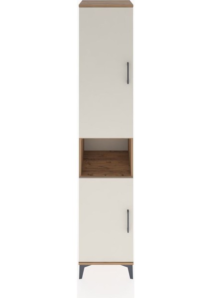 Hyperion Dolap 5 Raflı 2 Kapaklı 44X44X221 Çam-Aytaşı