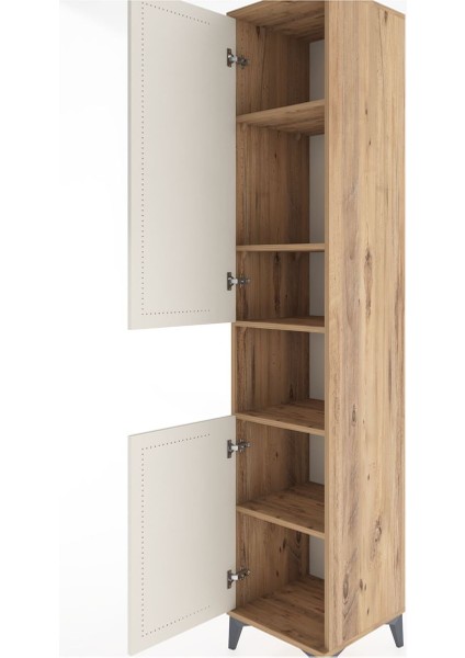 Hyperion Dolap 5 Raflı 2 Kapaklı 44X44X221 Çam-Aytaşı indirimleri