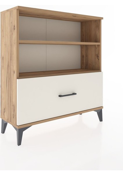 Arges Şifonyer 2 Raflı Tek Çekmeceli 88X30X96 Çam-Aytaşı fiyatları