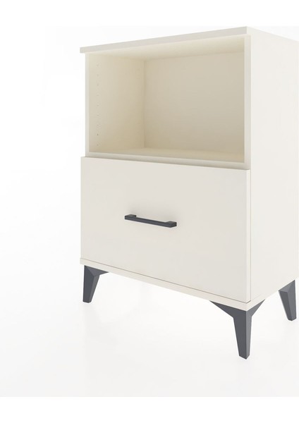 Arges Komodin Tek Raflı Tek Çekmeceli 60X30X80 Aytaşı-Aytaşı modelleri