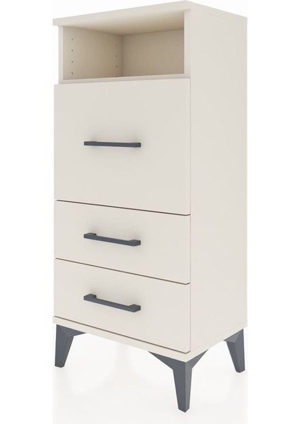 Arges Komodin Tek Raflı 3 Çekmeceli 44X30X96 Aytaşı-Aytaşı modelleri