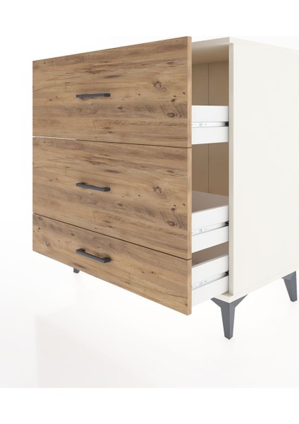 Hyperion Şifonyer 3 Çekmeceli 88X44X96 Aytaşı-Çam fırsatları