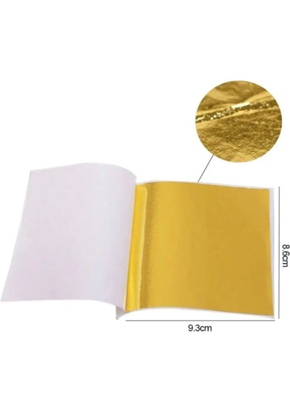 Altın Yaprak Varak 10 Adet Epoksi Reçine