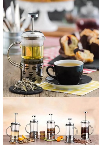 Pandomim New Life 350ML Çelik French Press ROYALEKS-FP350