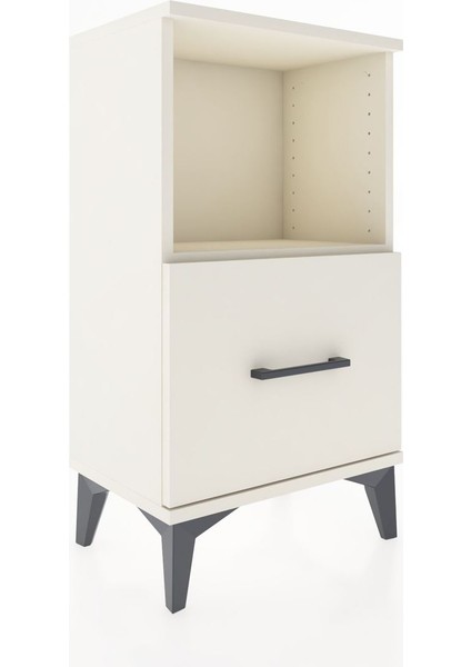 Arges Komodin Tek Raflı Tek Çekmeceli 44X30X80 Aytaşı-Aytaşı modelleri