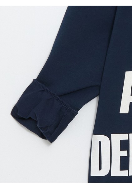 Yeni Sezon Bisiklet Yaka Baskılı Erkek Çocuk Sweatshirt modelleri