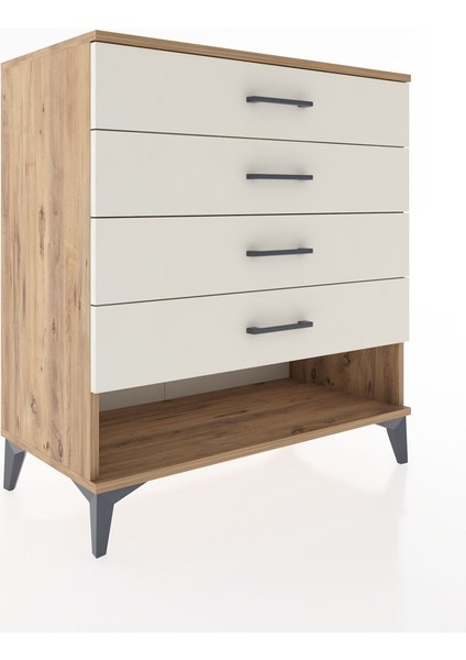 Hyperion Şifonyer 4 Çekmeceli 88X44X96 Çam-Aytaşı fiyatları