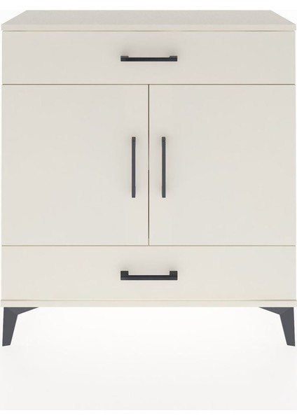 Arges Şifonyer 2 Raflı 2 Çekmeceli 2 Kapaklı 88X30X96 Aytaşı-Aytaşı