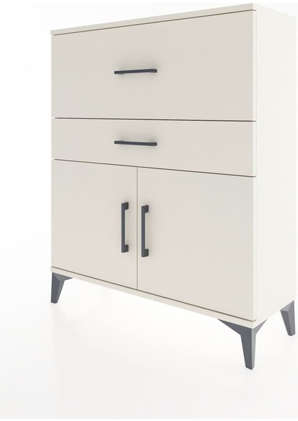 Arges Şifonyer Tek Raflı 2 Çekmeceli 2 Kapaklı 88X30X106 Aytaşı-Aytaşı modelleri