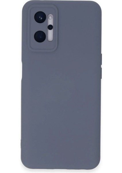 Realme 9i 4g Kılıf Nano Içi Kadife Silikon - Gri - MKR027620-9003