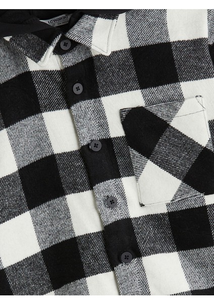 Yeni Sezon Kapüşonlu Ekose Erkek Çocuk Gömlek fiyatları