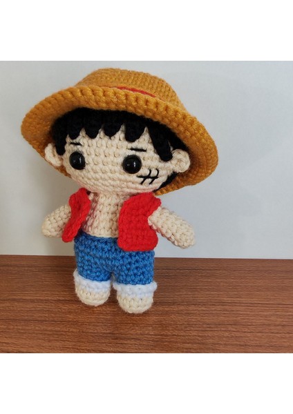 Amigurumi Luffy Figürü - One Piece Koleksiyonu modelleri