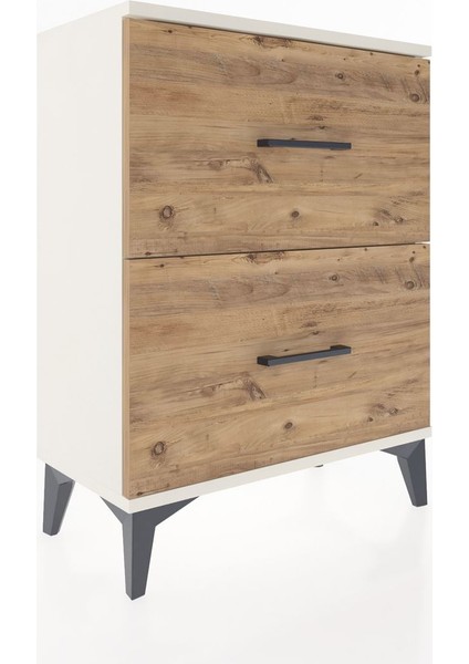 Arges Komodin 2 Çekmeceli 60X30X80 Aytaşı-Çam fiyatları