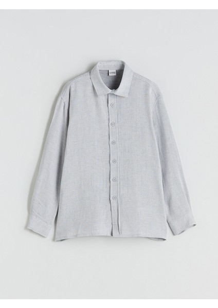 Yeni Sezon Uzun Kollu Erkek Çocuk Gömlek