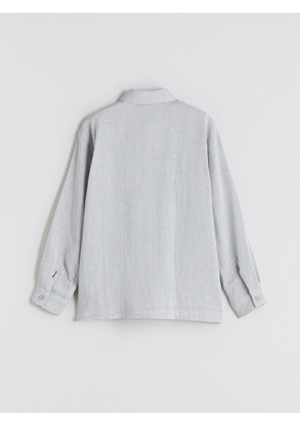 Yeni Sezon Uzun Kollu Erkek Çocuk Gömlek modelleri