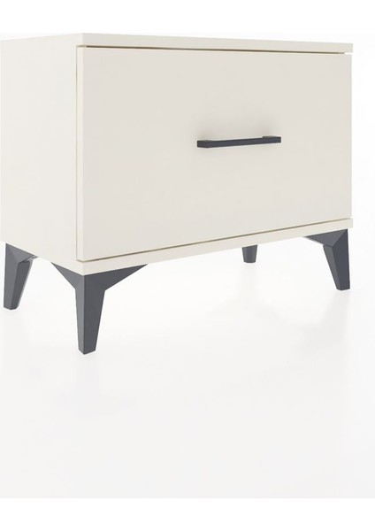 Arges Komodin Tek Çekmeceli 60X30X48 Aytaşı-Aytaşı fiyatları